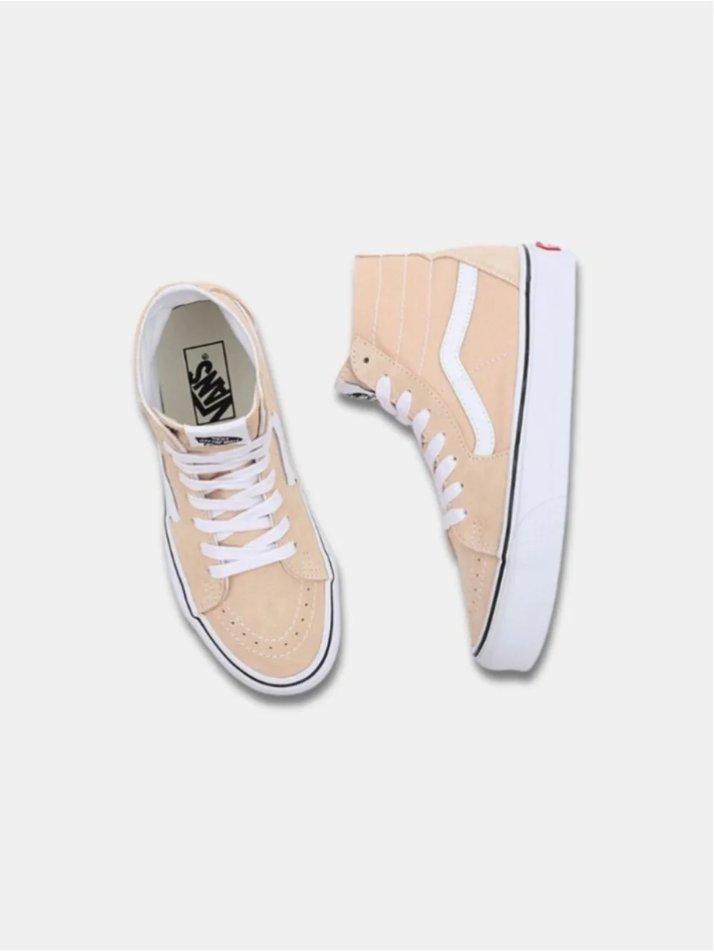 Vans Sk8-Hi Size 8 Mens/9.5 Womens Peach Colored Skate Shoes